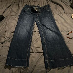 Seven 7 Dark Blue Flare Jeans